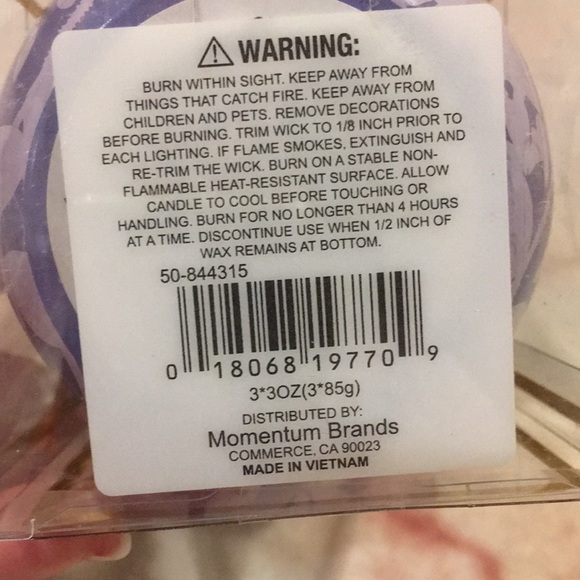 Susan Jacobs New York Scented Candle Floral Tins Trio NWT 3x3oz - Picture 11 of 16